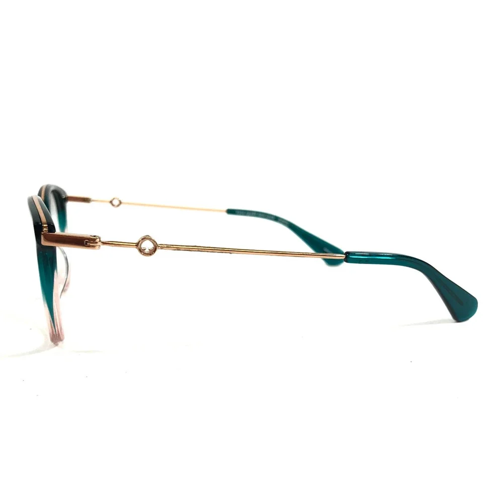 Kate Spade Eyeglasses Frames VALENCIA/G ZI9 Green Pink Square Full Rim 52-18-140